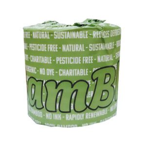 Papel higiénico de bambú individual